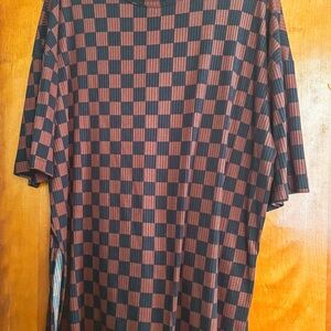 DRESSED IN LALA Checkered Playsuit